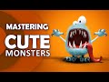 Mastering cute monsters in blender 4  a step by step guide