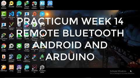 SIMULATION PRACTICUM PROTEUS ARDUINO | WEEK 14 - REMOTE BLUETOOTH ANDROID AND ARDUINO