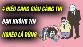 4 Điều mà người giàu ai cũng tin, bạn không tin, chả trách bạn nghèo mãi