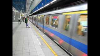 台北捷運C321型157/158新埔往亞東醫院進站
