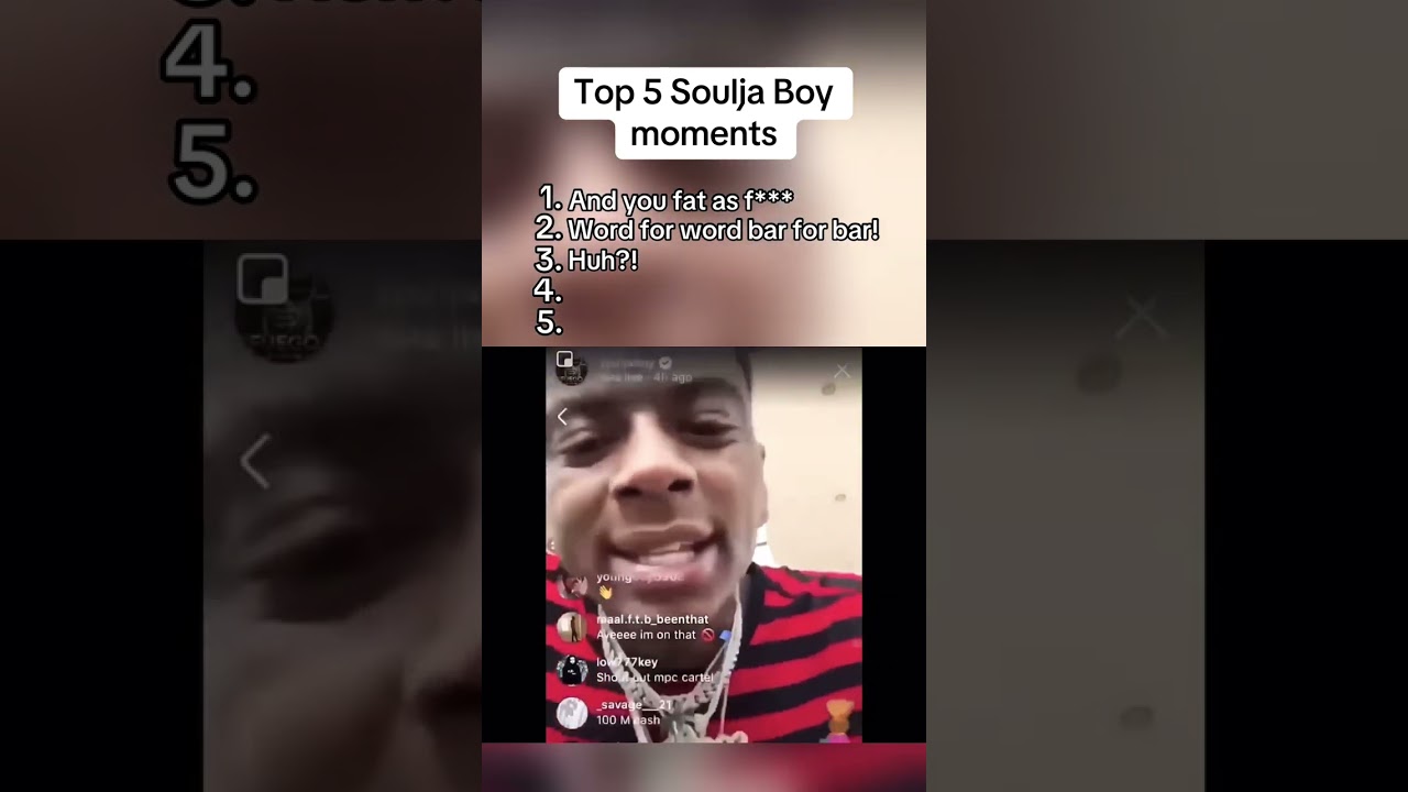 Top 5 Soulja Boy moments 