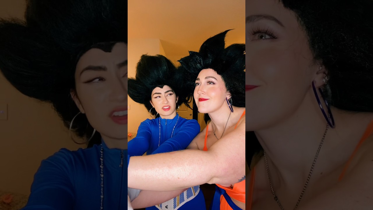The boys who BLAST together&hellip;😏😜💥 #cosplay #anime #goku #vegeta #dbz #dragonball #animeedit #funny