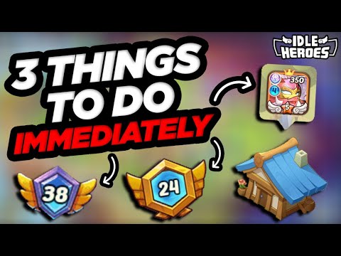 Idle Heroes - 3 THINGS To IMMEDIATELY Do On Celestial Island!!!