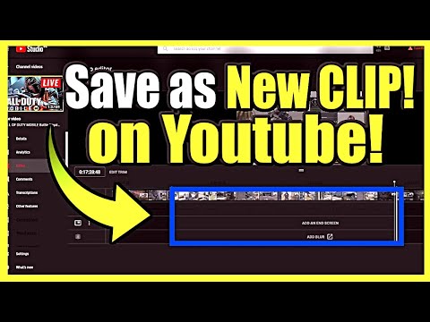 Video: How To Save A Video Clip