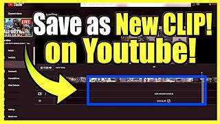 How to Save a Video Clip As New Using the Youtube Video Editor! (Trim, Split, Save New)