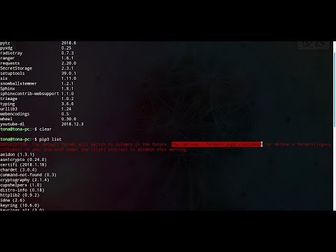 Create pip.conf to configure pip (python package installer)