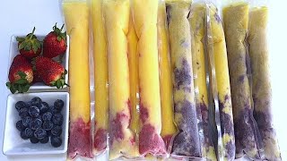 Milk Popsicles/Strawberries And Blueberries/Summer Snack/FoodWeEat by Mukovhe Makhwedzha 279 views 2 years ago 5 minutes, 30 seconds