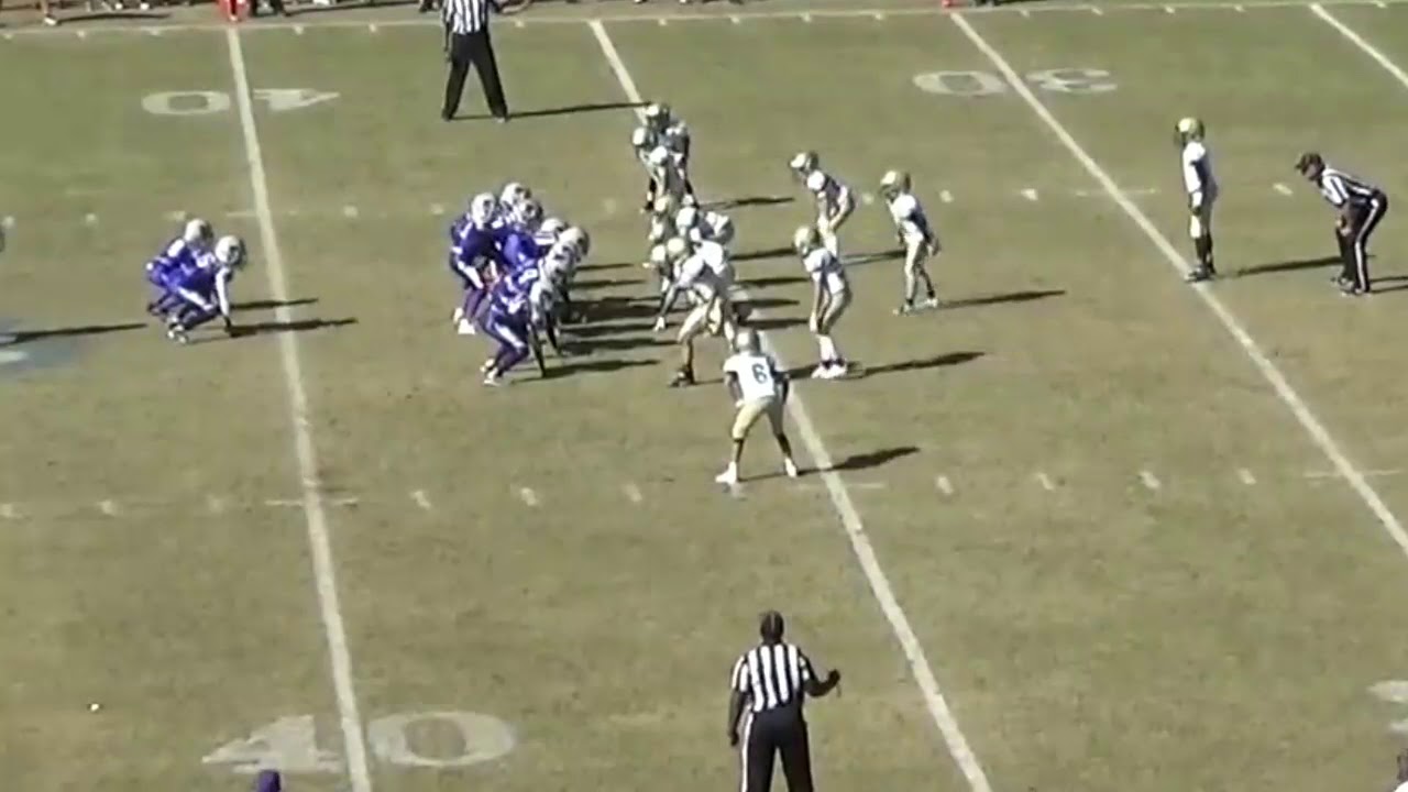GFL 10U Football Semifinals 2018  #16 Tyler Atkinson LB/TE/FB/DE