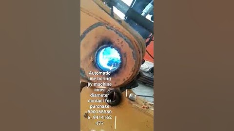 Automatic welding attachment with line boring machine portable 9901585506