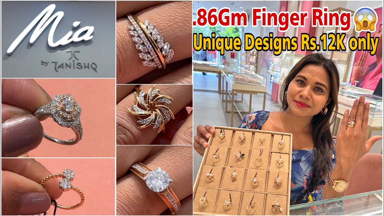 Tanishq Latest 2023 Solitaire Diamond Rings || Designs with Price || Diamond  Fingers Ring - YouTube
