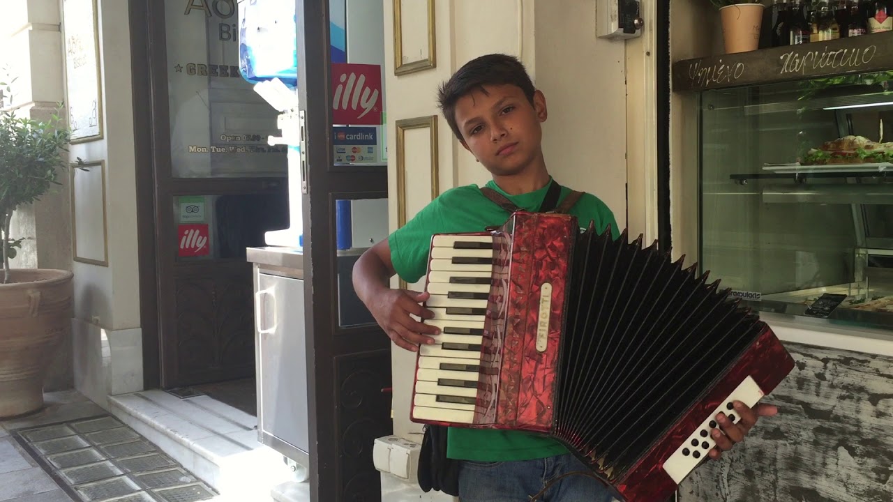 Gypsy accordion jam Athens, Greece YouTube