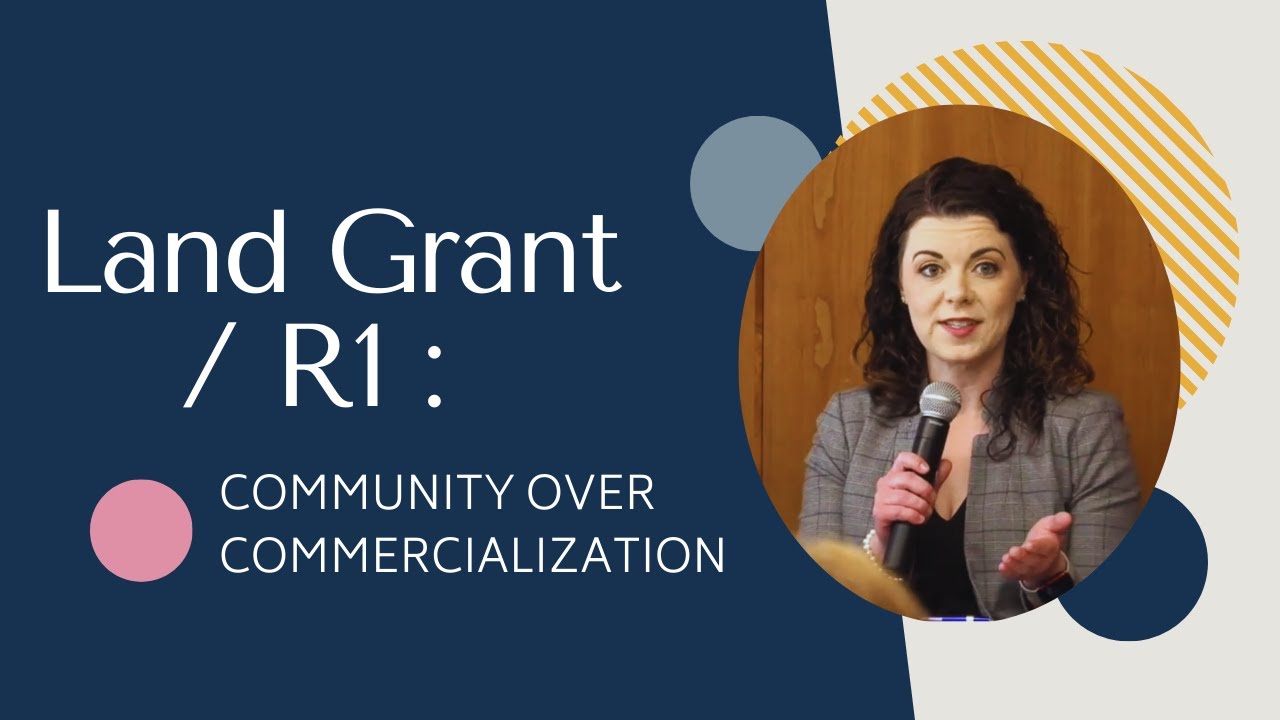 Community R1 Land Grant / R1 : Community over Commercialization - YouTube