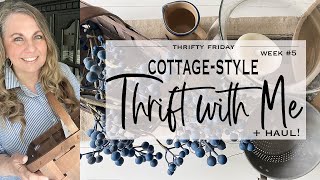 Cottage-Style Decor Thrift with Me + Haul | Week 5 | 2024