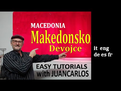 Makedonsko Devojce, 马其顿 舞蹈, tutorial by Juancarlos Battilani, 中文 字幕