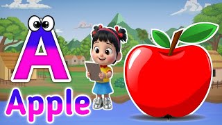 Phonics Song 2 with TWO Words in 3D - A For Airplane - ABC Alphabet Songs with Sounds for Children