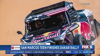 Driving To History: San Marcos Teen Finishes Dakar Rally
