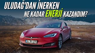 Tesla Dağdan İnerken Ne Kadar Şarj Oldu? | REJENERASYON