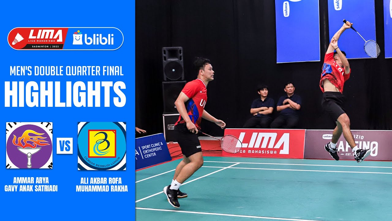 MEN'S Double | GUNDAR (AMMAR/GAVY) vs UBL (ALI/M.RAKHA) - YouTube