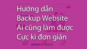 Hướng dẫn backup website cực kì đơn giản ai cũng làm được bằng Plugin
