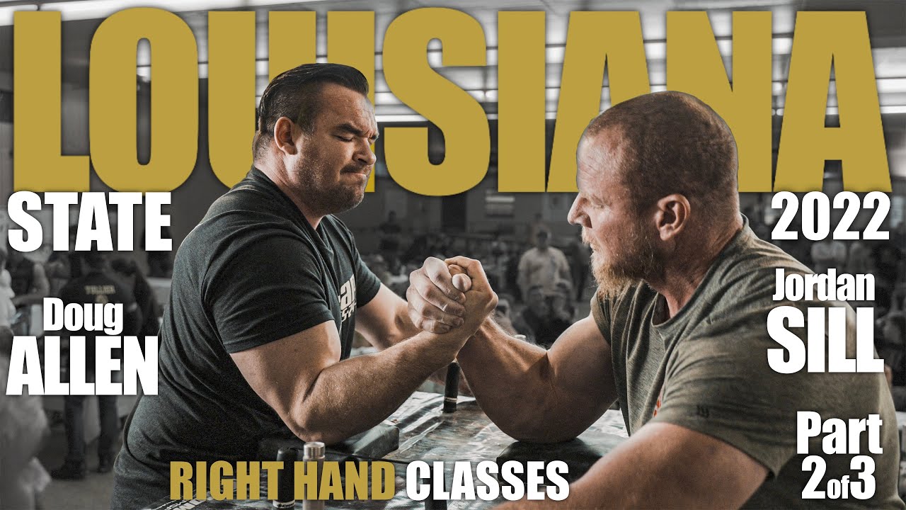 2022 Louisiana State Armwrestling Championship | Right Hand Classes Pt.2 of 3