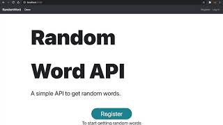 Random Word API