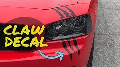 HEADLIGHT CLAW DECAL! // Installation & Where to Buy