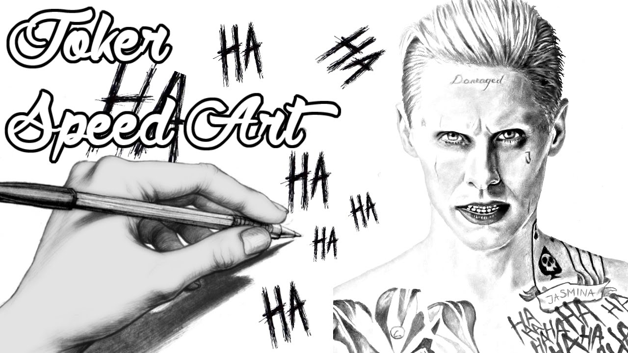 Suicide Squad Joker (Jared Leto) INSANE Speed drawing Suicide Squad Joker (Jared Leto) INSANE Speed drawing