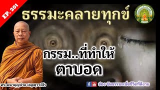 Ep. 201 กรรมที่ทำให้ตาบอด | ฟังธรรมะคลายทุกข๋ | พระมหาบุญช่วย ปัญญฺวชิโร | เผยแผ่ธรรมโดย พระสิทธิชัย