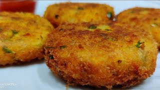 Crispy Paneer Aloo Kabab Recipe | Indian Veg Kabab Recipe