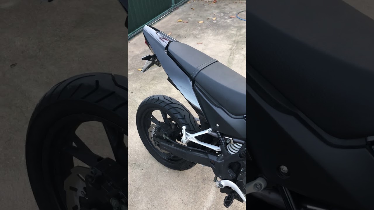 KSR TW125 straight pipe vs muffler YouTube
