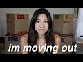 moving out ALONE at 19 years old