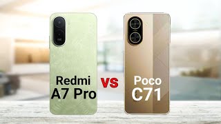 Redmi A7 Pro vs Poco C71