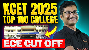🎓 KCET Top 100 ECE Colleges 🖥️ | Cut Off Ranks You MUST Know! 🔥