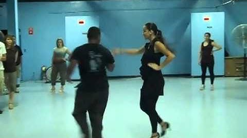 Juan Portella & Denise Silva of Cache Studios on2 salsa dancing
