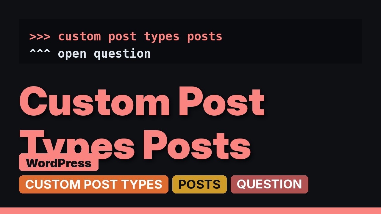 Wordpress: Show custom post type under last posts configuration - YouTube