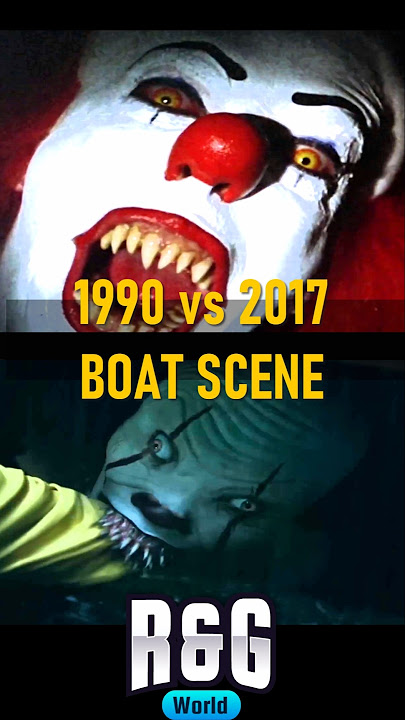 IT Horror Movie Boat Scene Comparison 1990 vs 2017 | #ytshorts #shortsfeed #youtubeshorts #short