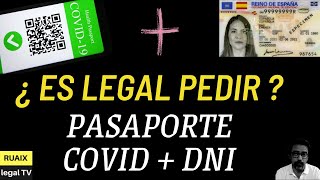 Certificado Covid | Obligación de mostrar el DNI para acreditar la identidad | ¿ ES LEGAL ? by Ruaix Legal TV Abogado 142,560 views 2 years ago 11 minutes, 18 seconds