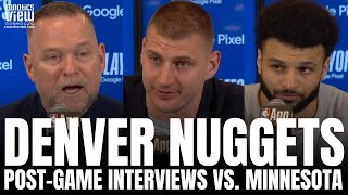 Nikola Jokic, Jamal Murray & Michael Malone React to Denver Nuggets Winning 3 Straight vs. Minnesota