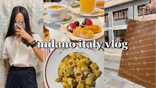 Italy Milano Vlog: summer days in Milan, vintage store (shopping &amp; tour) &amp; eating italian food