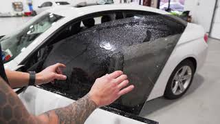 How To Tint A Frameless Front Door Window - BMW Gran Coupe