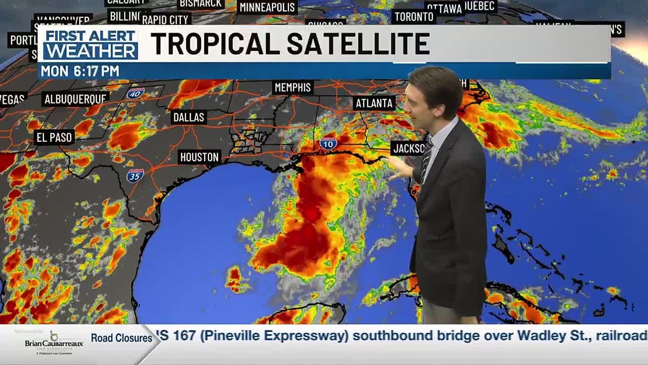 Jake's First Alert Forecast: Scattered Storms Continue for Much of This ...