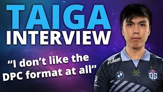 I don't like the DPC format at all | Interview with Taiga