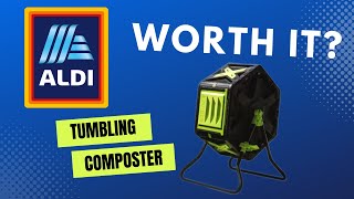 ALDI Came out with a Tumbling Composter?!  Unboxing and First Try!