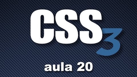 Curso de CSS3 #20 - Criando menu HTML links + CSS