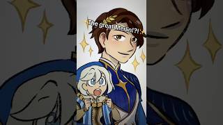Cass is jelly #afkjourney #afkjourneyfanart #comic #funny #meme #merlin #fanart #digitalart #doodle