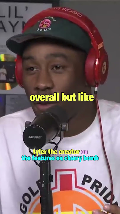 Tyler The Creator on the features on Cherry Bomb 💫🍒🐝