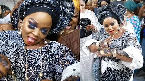 Check Out Yetunde Wunmi Grand Entry To Her 60th Birthday As She Dance Gbese With Her Colleague