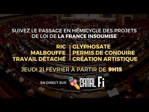 EMISSION SPÉCIALE - Les propositions de lois de la France insoumise - #LoisFi2019