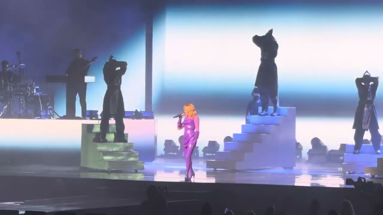 Kylie Tension Tour 06-06-25. Lights Camera Action/In Your Eyes/Get Outta My Way/What Do I Have To Do