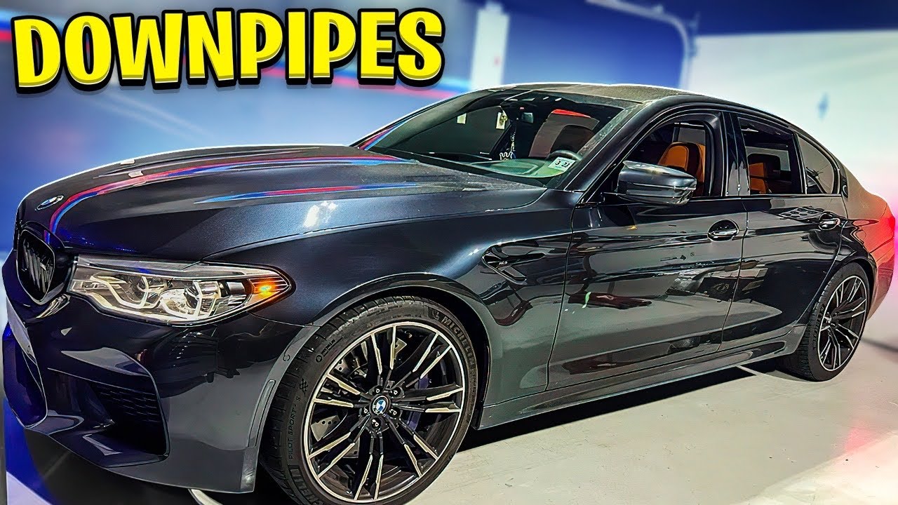 F90 M5 DOWNPIPES BEFORE/AFTER SOUND AND ONE TIME SAVING TIP 